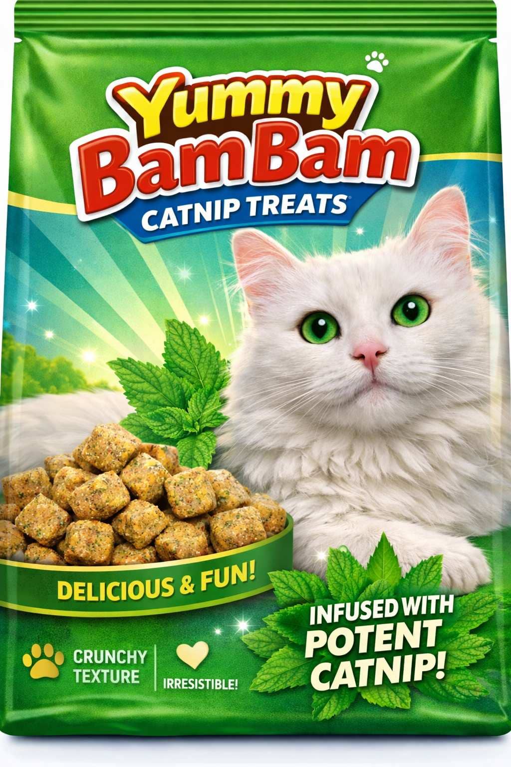 Yummy BamBam Catnip Treats